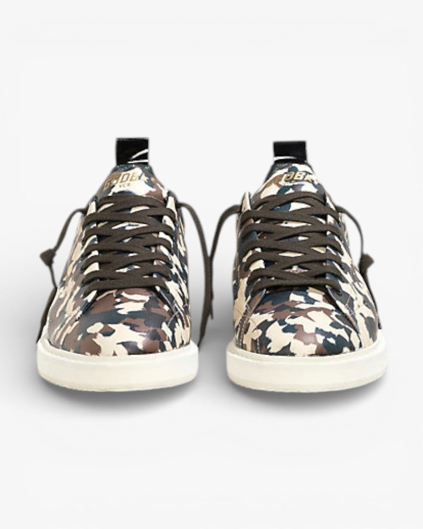 Golden Goose Camouflage Calf Leather Starter Sneakers