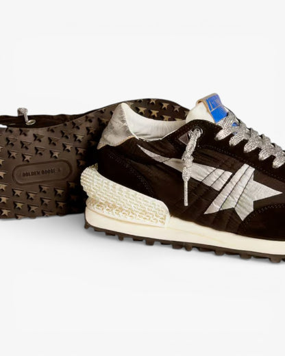 Golden Goose Marathon Sneakers with Contrasting Star Detail