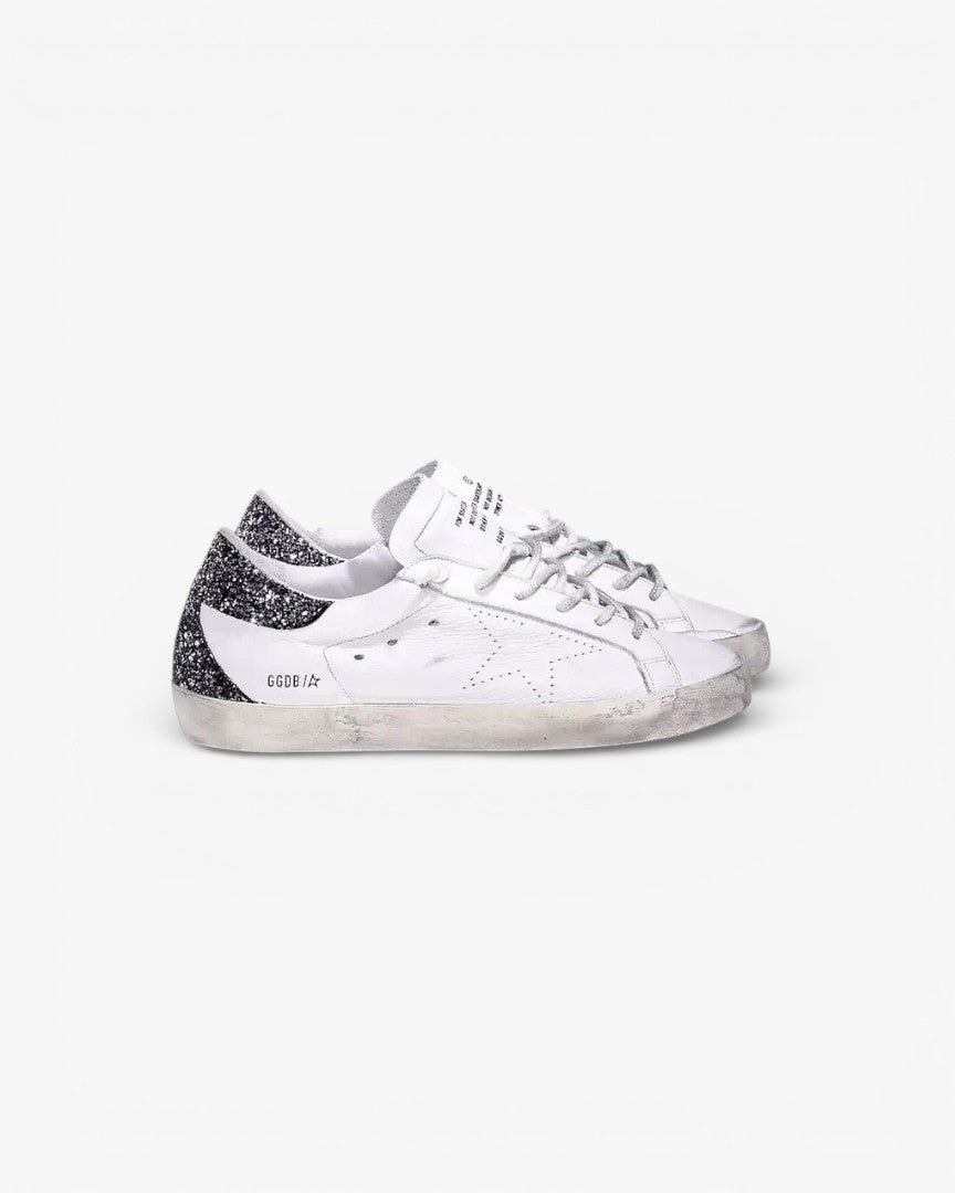 Golden Goose GGDB Dark Blue Glitter Sole Sneakers