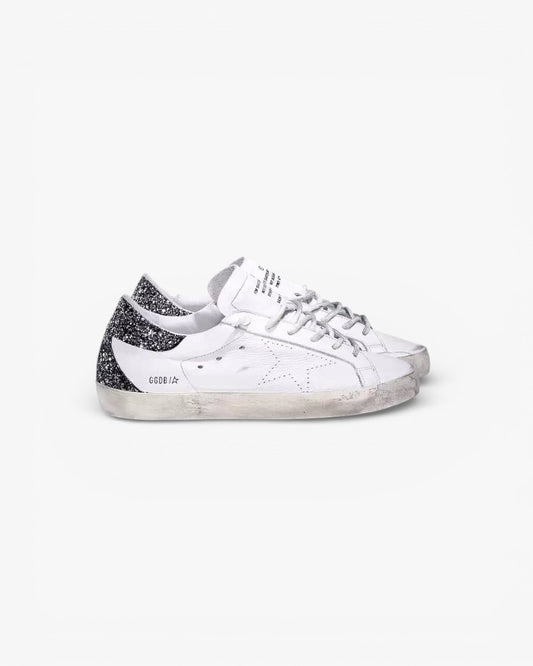 Golden Goose GGDB Dark Blue Glitter Sole Sneakers
