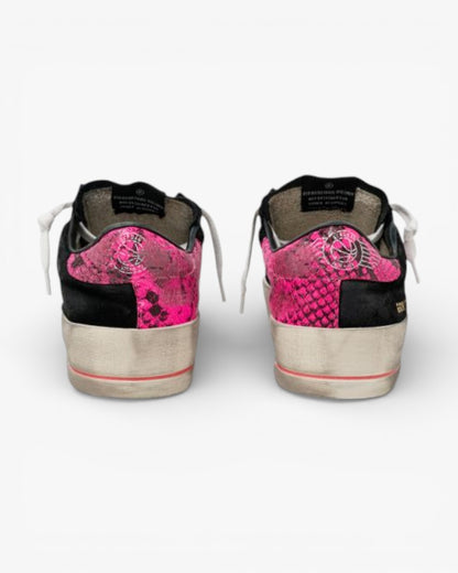 Golden Goose Fuchsia Black LAB Limited Edition Sneakers