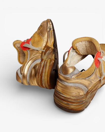 Golden Goose Running Star Gold Sneakers