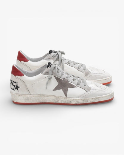 Golden Goose Ball Star Calf Leather Nubuck Star Sneakers