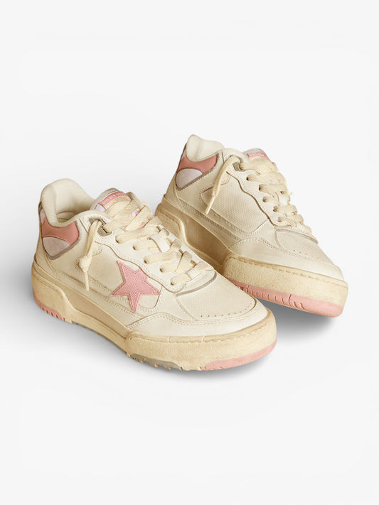 Golden Goose Ball Star Black and White Leather Sneakers