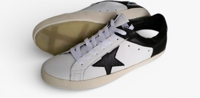 Golden Goose Superstar GGDB White Black Men’s Casual Low-Top Sneakers