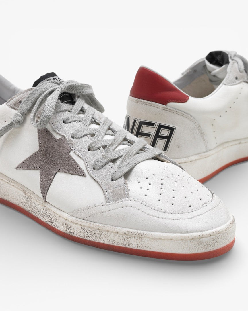 Golden Goose Ball Star Calf Leather Nubuck Star Sneakers
