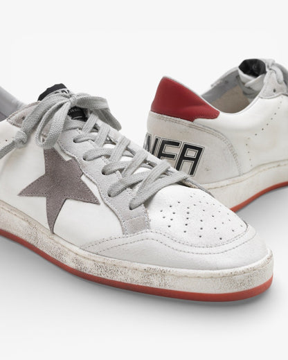 Golden Goose Ball Star Calf Leather Nubuck Star Sneakers
