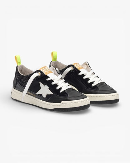 Golden Goose Yeah Black Sneakers White Star