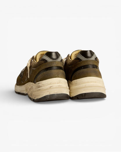 Golden Goose Running Star Olive Black Sneakers