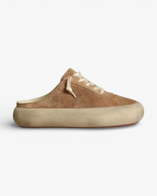 Golden Goose Space Star Tobacco Suede Sneakers