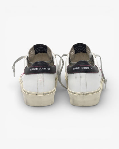 Golden Goose Hi-Star Sneakers Pink Glitter Star Black Heel Tab