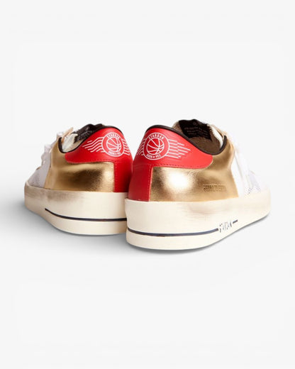 Golden Goose Limited Edition Stardan Sneakers With Gold Inserts