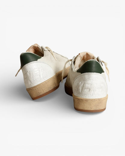 Golden Goose Ball Star White Leather Grey Star Sneakers