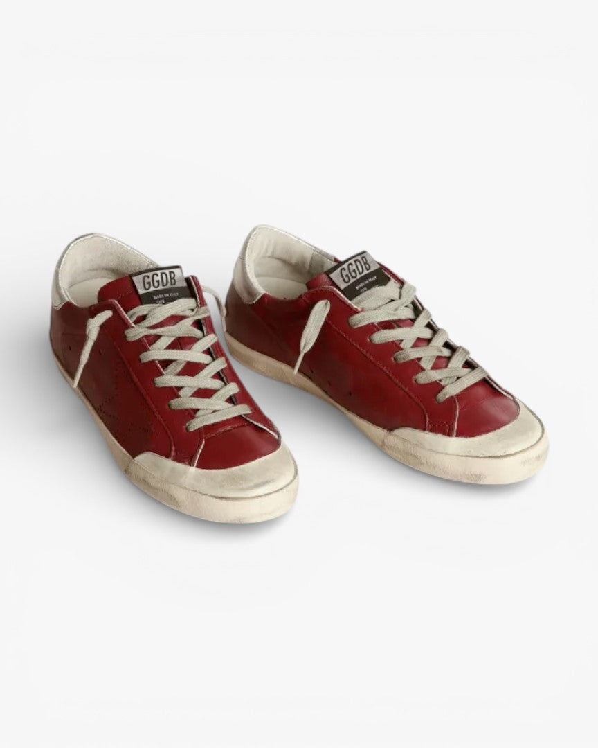 Golden Goose Superstar Sneakers Nappa Leather Perforated Star