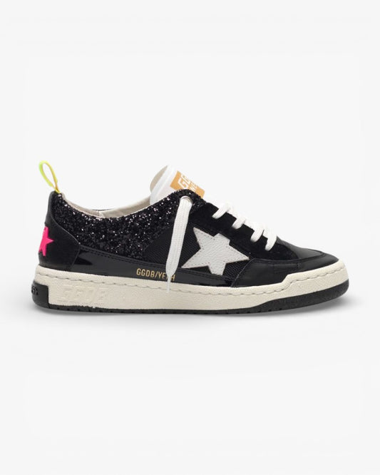 Golden Goose Yeah Black Sneakers White Star