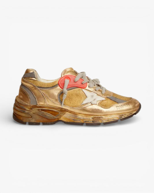 Golden Goose Running Star Gold Sneakers