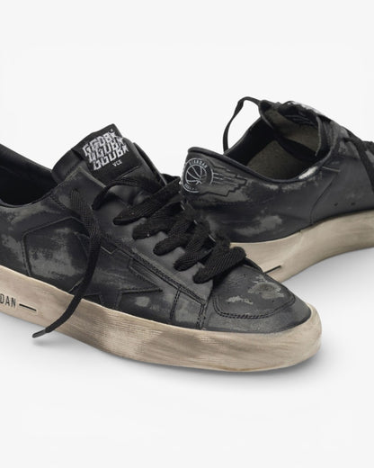 Golden Goose Black Leather Stardan LTD Sneakers