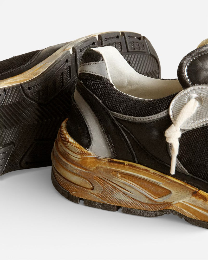 Golden Goose Running Star Black Grey Sneakers