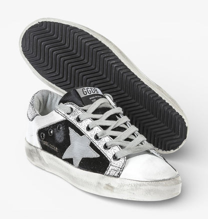 Golden Goose Super-Star Sneakers Leather Leather Star British