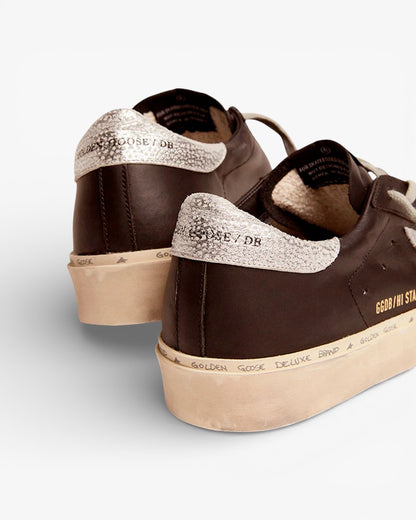 Golden Goose Hi Star High‑Top Leather Sneakers