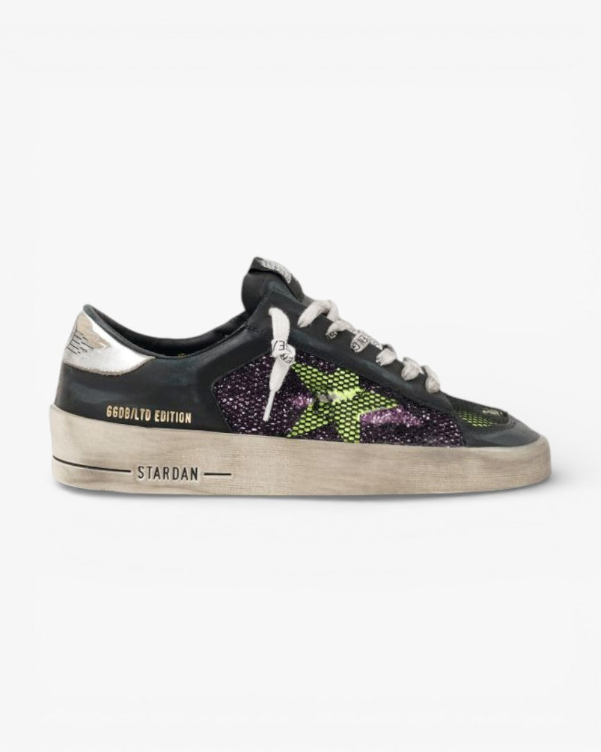 Golden Goose LAB Glitter Yellow Limited Edition Sneakers