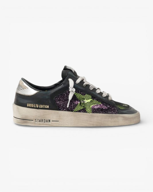 Golden Goose LAB Glitter Yellow Limited Edition Sneakers