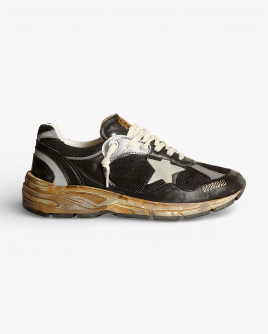 Golden Goose Running Star Black Grey Sneakers