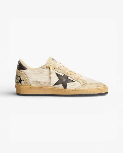 Golden Goose Ball Star White Mesh Blue Leather Star Sneakers
