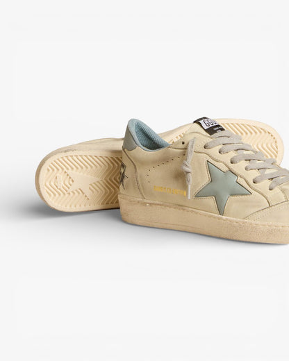 Golden Goose Ball Star LTD Edition Cream Pale Blue Star Sneakers