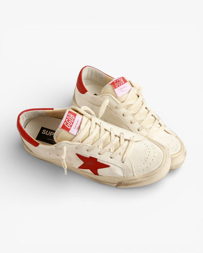 Golden Goose Super‑Star LTD Sneakers Nappa Red Star