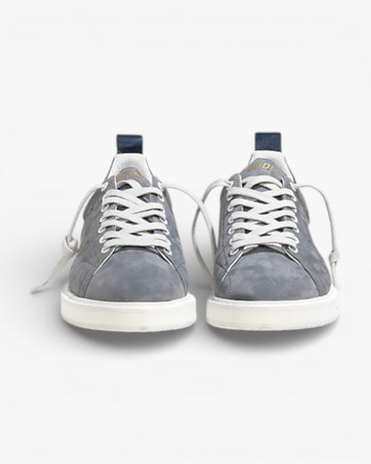 Golden Goose Dark Grey Nubuck Calf Suede Starter Sneakers