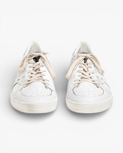 Golden Goose Ball Star Sneakers White Leather Silver Star