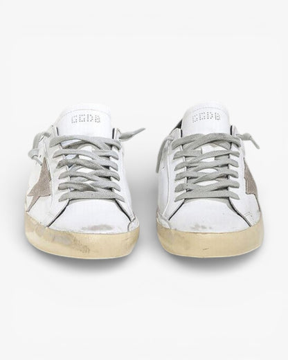 Golden Goose Superstar GGDB 15 White Black Gray Casual Low-Top Sneakers Men’s