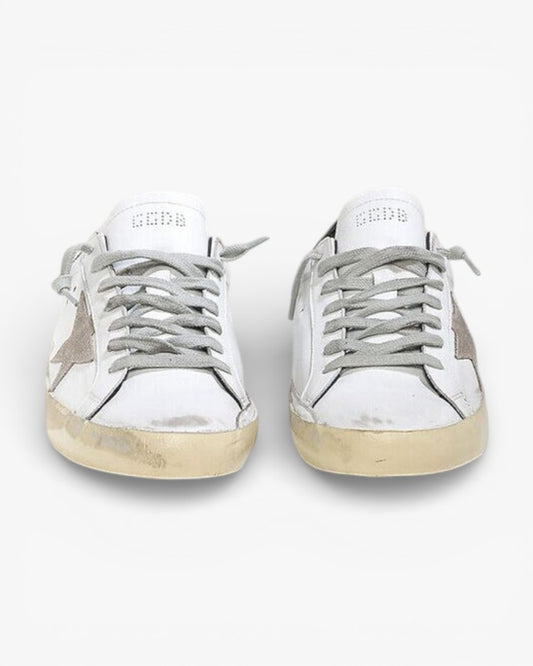 Golden Goose Superstar GGDB 15 White Black Gray Casual Low-Top Sneakers Men’s
