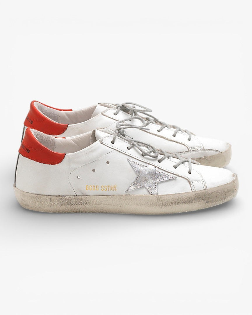 Golden Goose Superstar Sneakers Calf Leather Laminated Star