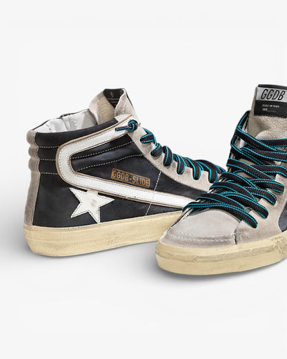 Golden Goose SLIDE Sneakers Leather Leather Star