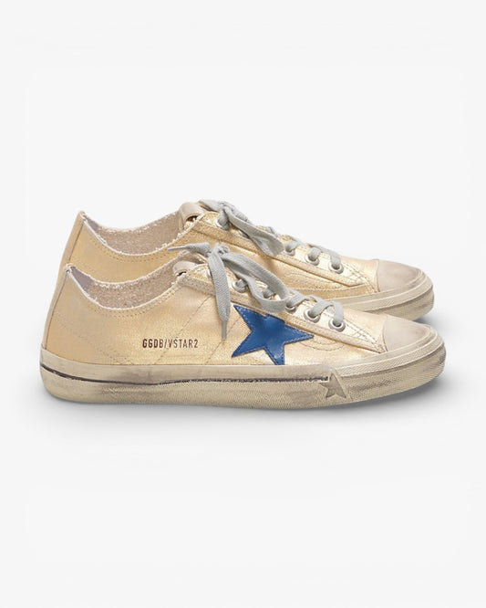 Golden Goose V STAR 2 Sneakers Canvas Star Luxury Sneakers