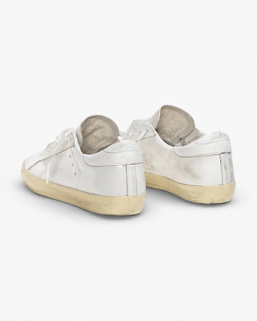 Golden Goose Super‑Star Sneakers Printed Star Leather