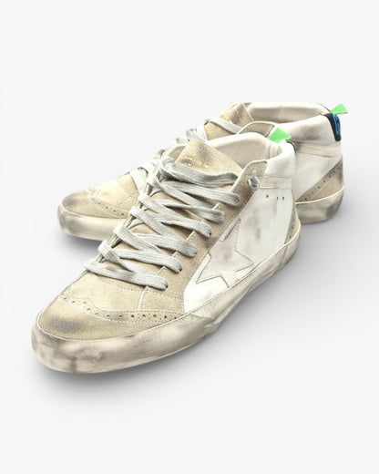 Golden Goose MID STAR White Handcrafted Sneakers High-End Custom Couples Size 34-46