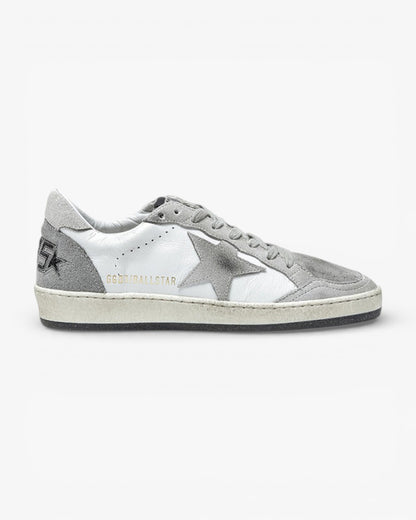 Golden Goose Grey Two‑Tone Sole Luxury Sneakers