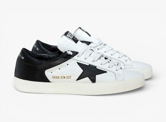 Golden Goose Superstar GGDB White Black Men’s Casual Low-Top Sneakers
