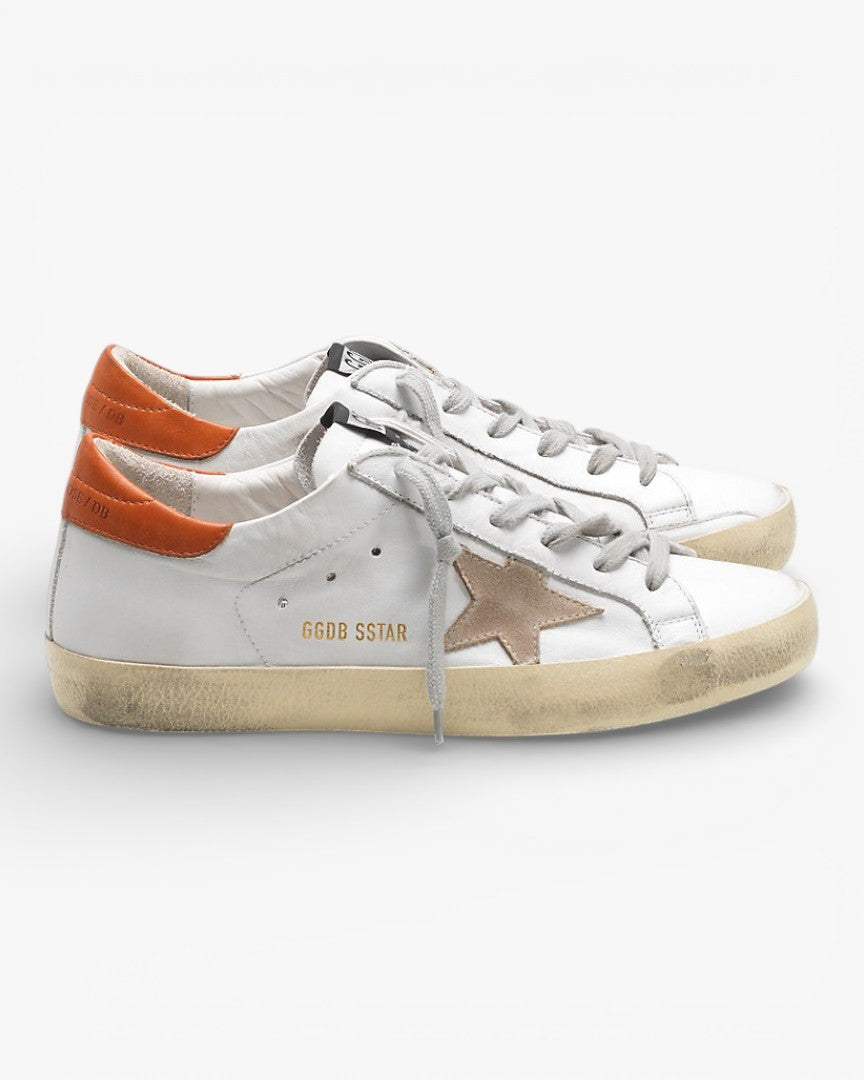 Golden Goose Superstar Sneakers Calf Leather Suede Heel Tab