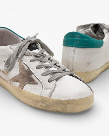 Golden Goose Superstar Sneakers Calf Leather Suede Star