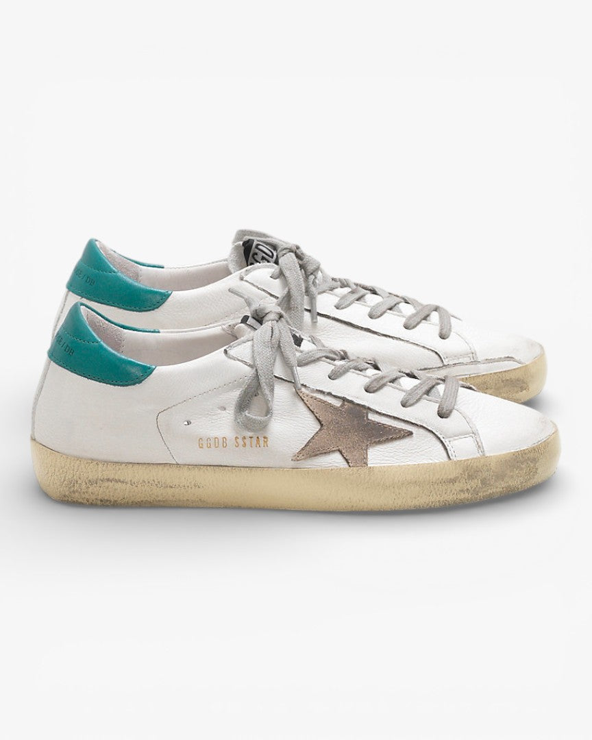 Golden Goose Superstar Sneakers Calf Leather Suede Star