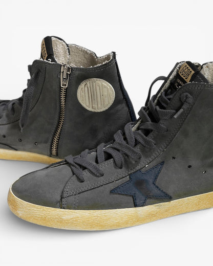 Golden Goose FRANCY Sneakers Nabuk Stella Pelle Dark Grey Nabuk