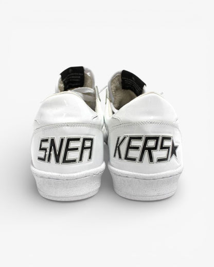 Golden Goose Two‑Tone Sole Solid Luxury Sneakers