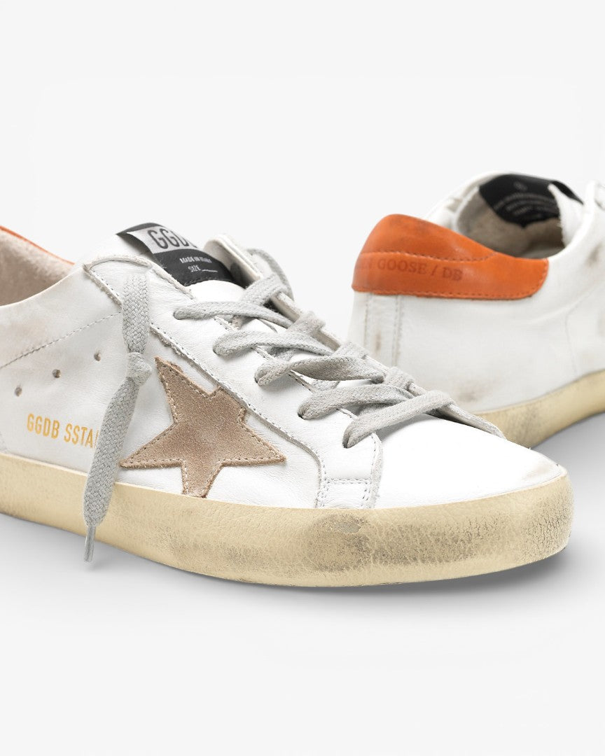 Golden Goose Superstar Sneakers Calf Leather Suede Heel Tab