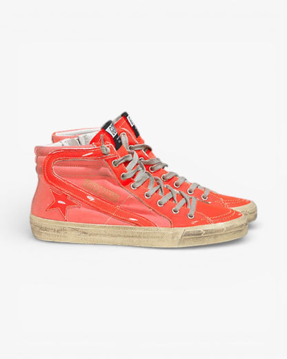 Golden Goose Archive Slide Sneakers Canvas Cotone Pelle Star