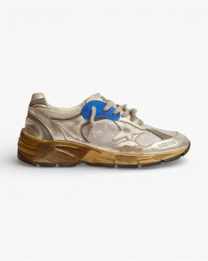 Golden Goose Running Star Silver Sneakers