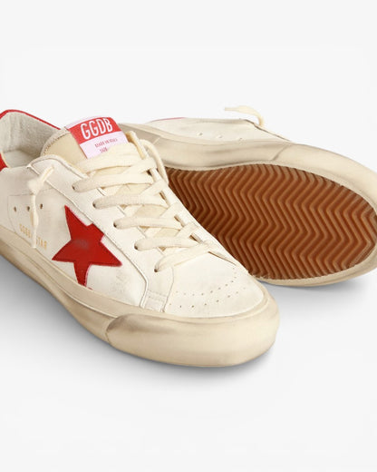 Golden Goose Super‑Star LTD Sneakers Nappa Red Star